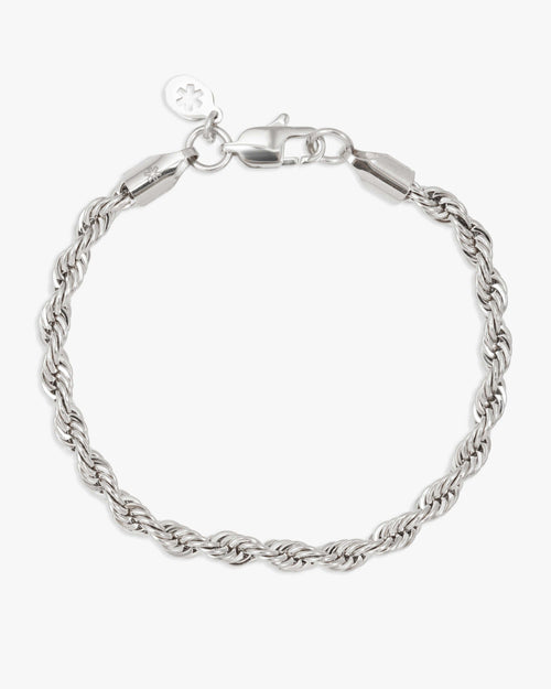 4mm silver rope chain bracelet bundle icecartel px 1 o