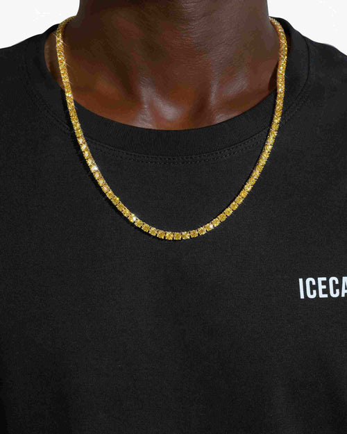 4mm yellow moissanite tennis chain icecartel model