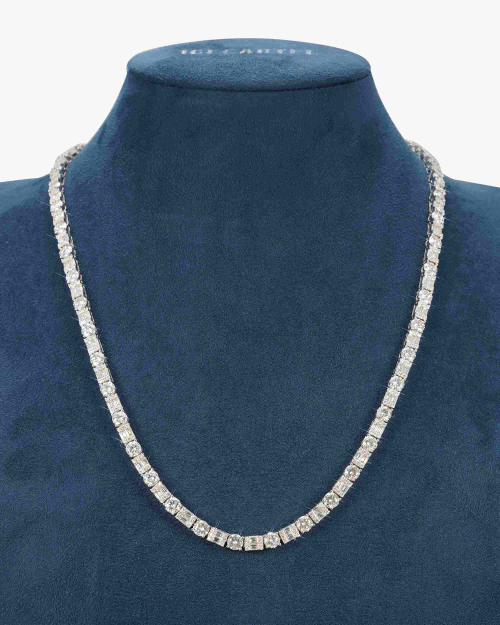 5MM Hybrid Cut Moissanite Tennis Chain 14K Gold icecartel f6 display