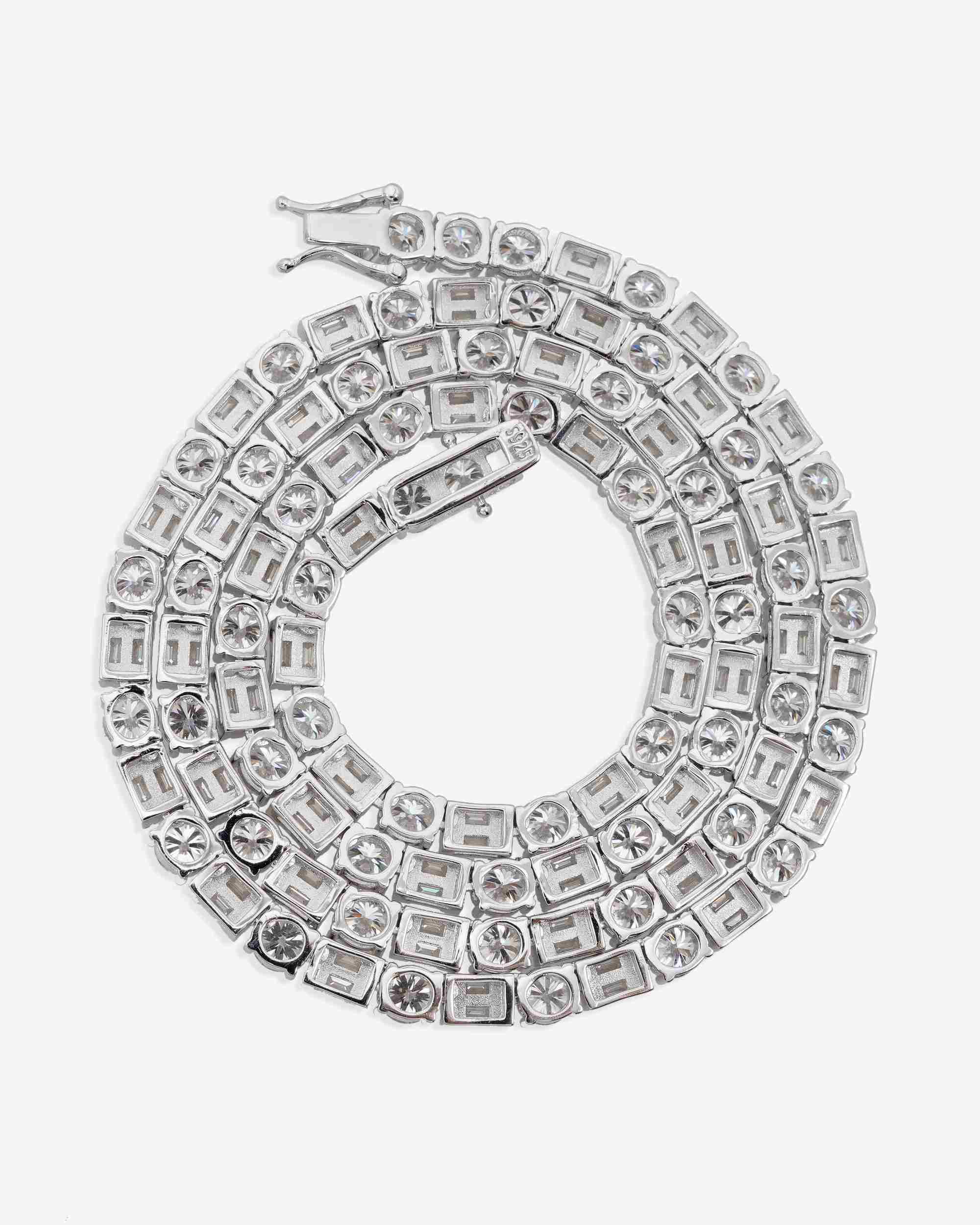 5MM Hybrid Cut Moissanite Tennis Chain 14K Gold - IceCartel™