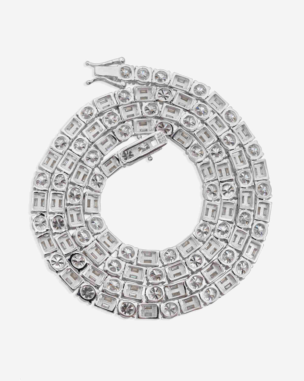 5MM Hybrid Cut Moissanite Tennis Chain 14K Gold icecartel f6 new back