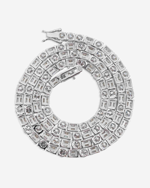 5MM Hybrid Cut Moissanite Tennis Chain 14K Gold icecartel f6 new back