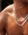 S925 Silver Moissanite Tennis Chain 14K Gold (ALL SIZES) - Yellow Gold 5MM