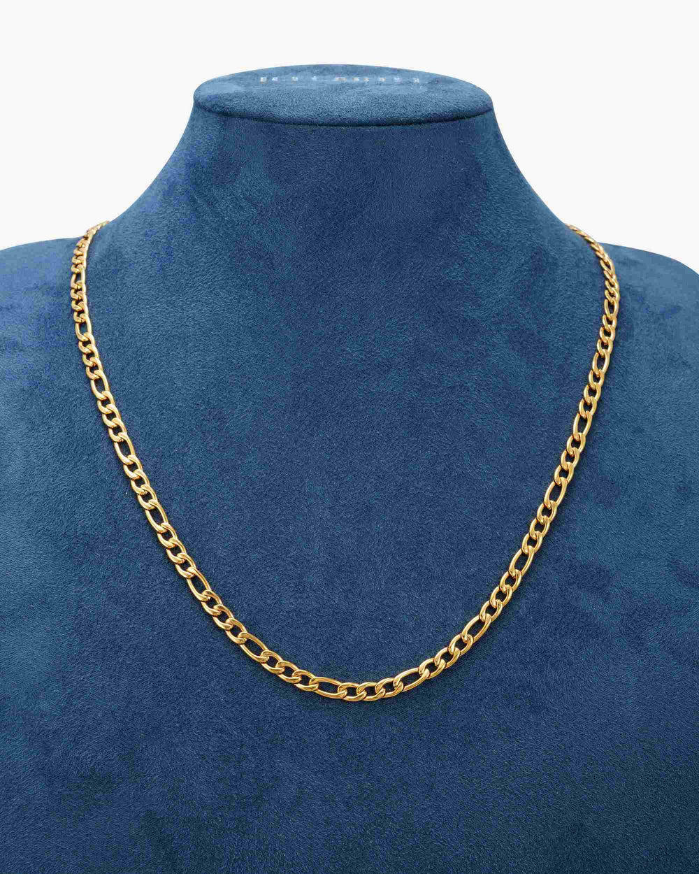 5mm Figaro chain 14k yellow gold icecartel new display