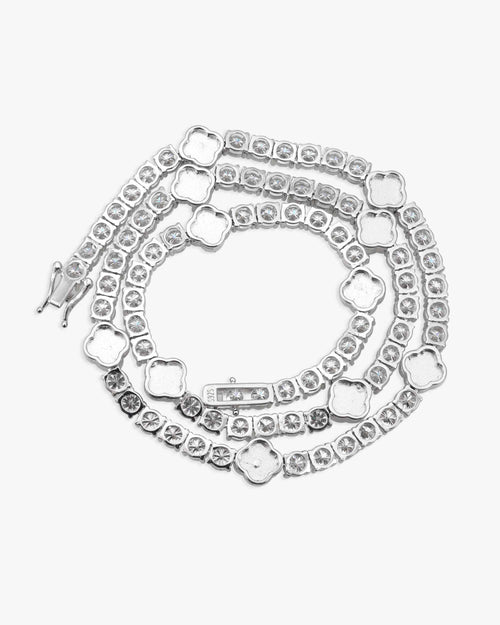 5mm agate moissanite tennis chain 14k gold icecartel px back 1