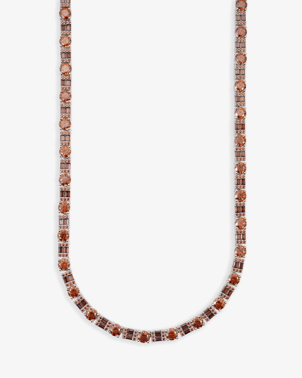 5mm brown moissanite tennis chain new main