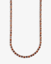 5mm brown moissanite tennis chain new main