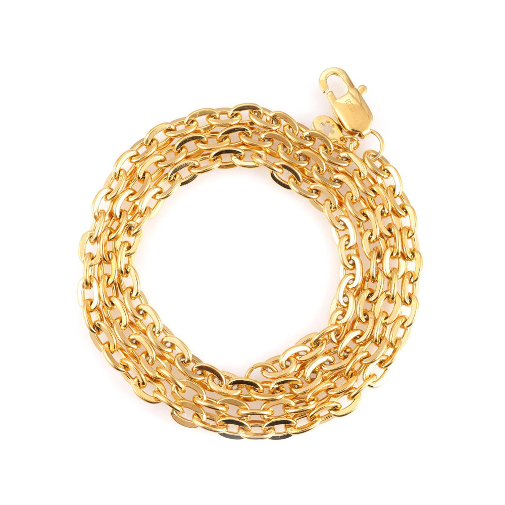 5mm cabe chain 14k yellow gold icecartel up