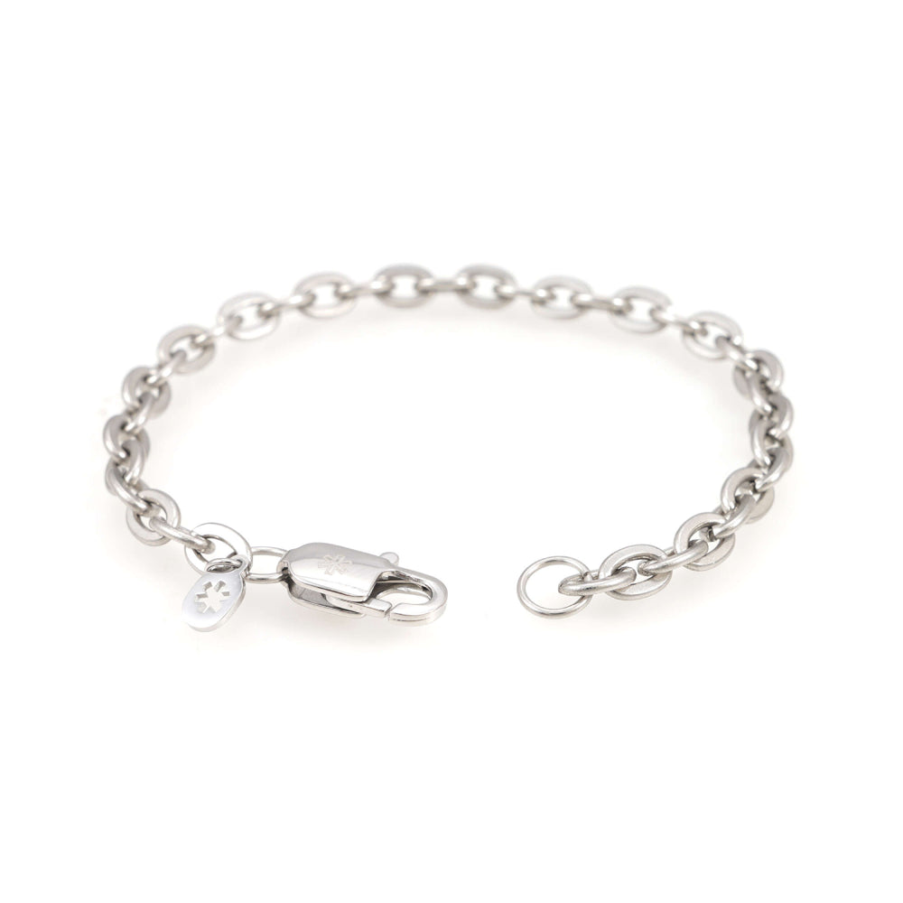 5mm curb link bracelet 14k white gold icecartel o