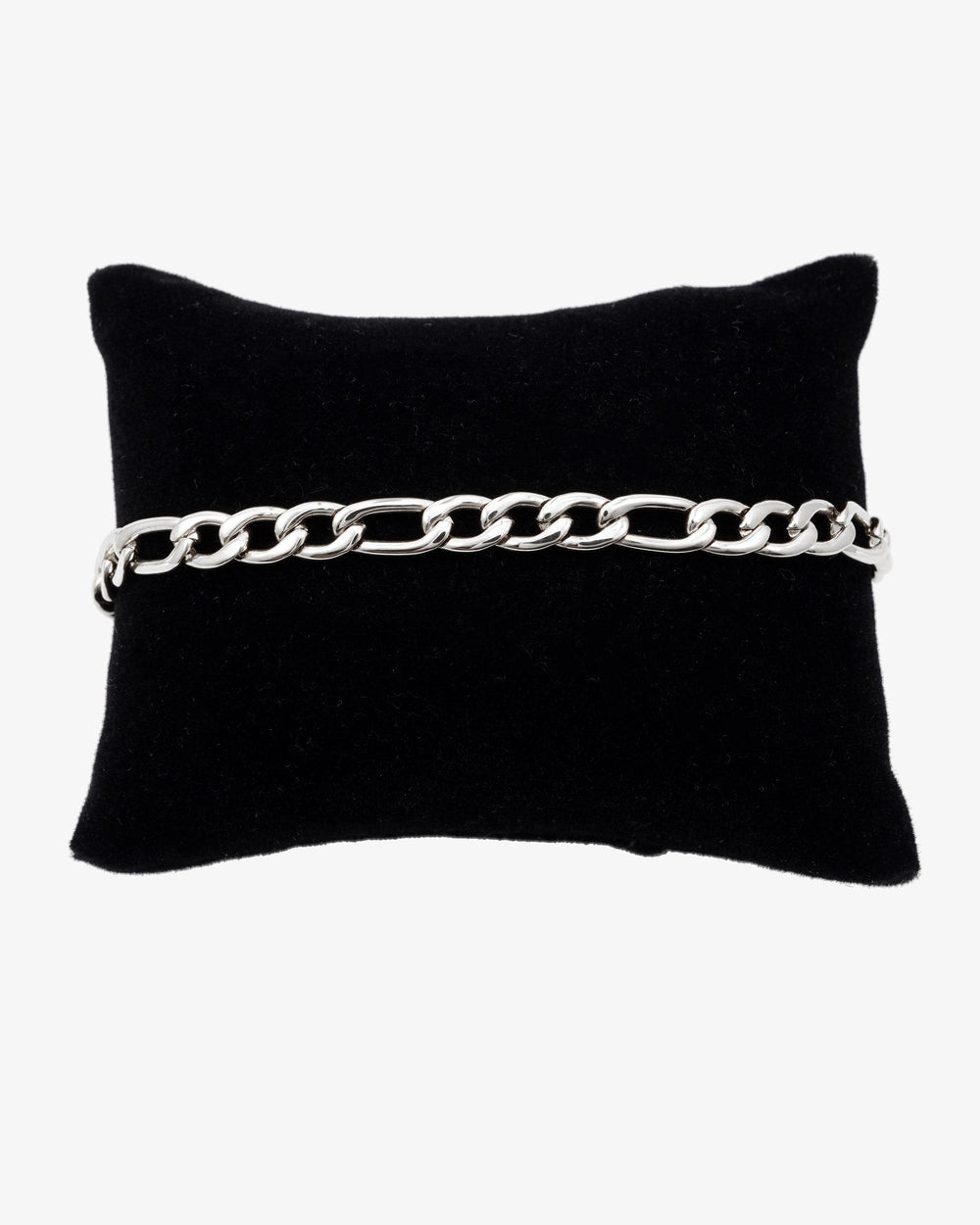 5mm figaro bracelet 14k white gold icecartel display new