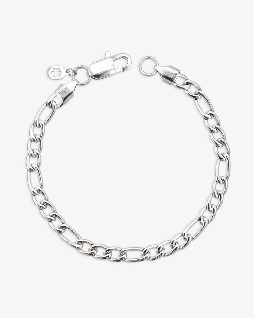 5mm figaro bracelet 14k white gold icecartel main neww