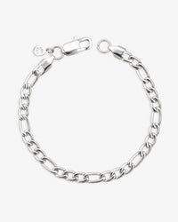 5mm figaro bracelet 14k white gold icecartel main neww