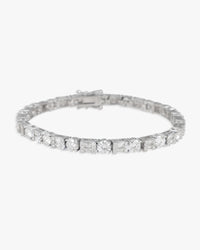 5mm hybrid cut moissanite tennis bracelet 14k gold icecartel f6f6f6 main