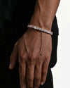 5MM Hybrid Cut Moissanite Tennis Bracelet 14K Gold - Rose Gold