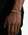 5MM Hybrid Cut Moissanite Tennis Bracelet 14K Gold - Yellow Gold