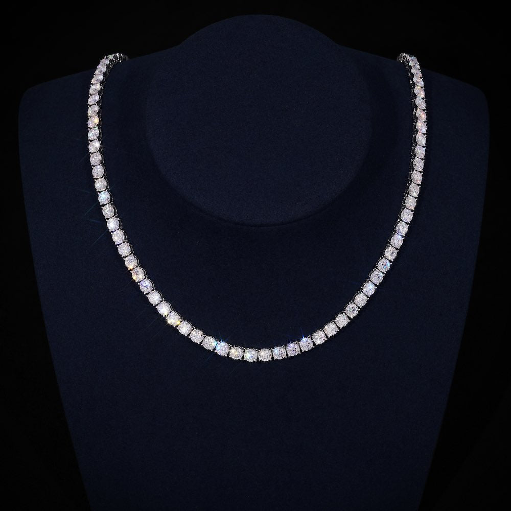 5MM Moissanite tennis chain one