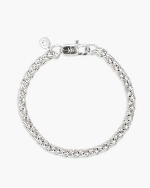 5mm wheat link bracelet silver icecartel main