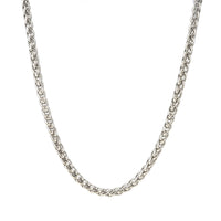 5mm wheat link chain 14k white gold icecartel main