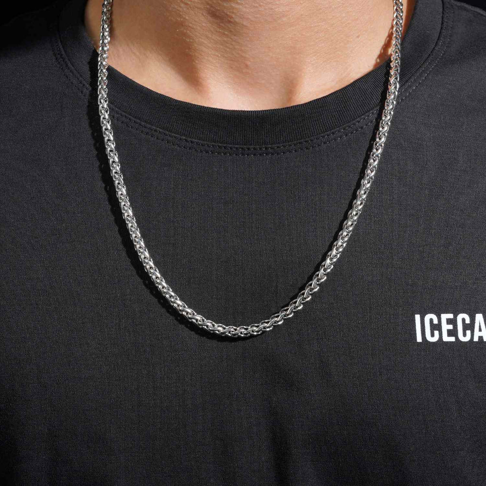5mm wheat link chain 14k white gold icecartel model