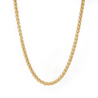 5mm wheat link chain 14k yellow gold icecartel main