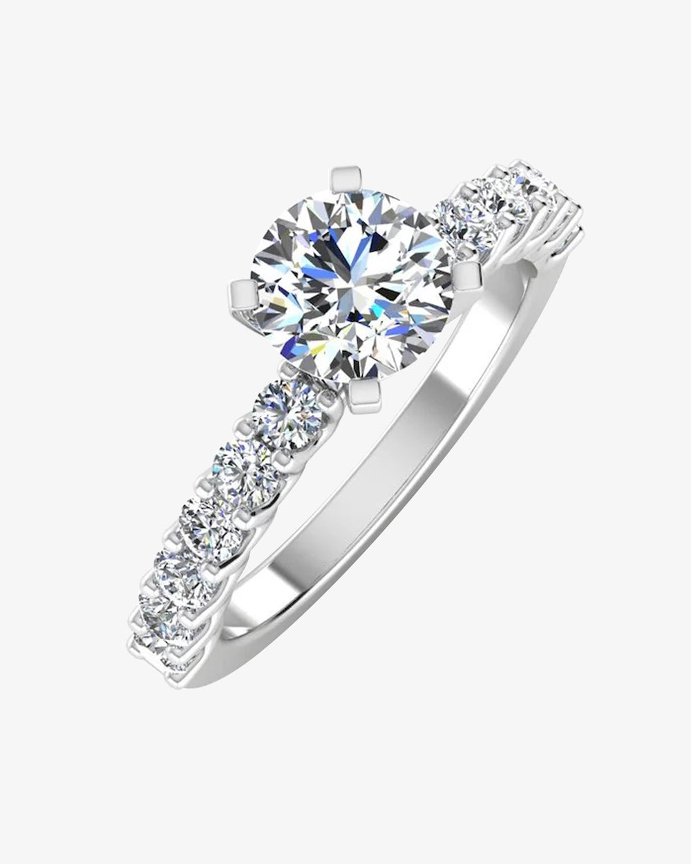 6 6x2 3mm brilliant cut moissanite engagement ring icecartel angle