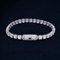 6MM Clustered VVS Tennis Bracelet 14K Gold main icecartel11