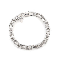 6mm byzantine bracelet 14k white gold icecartel main