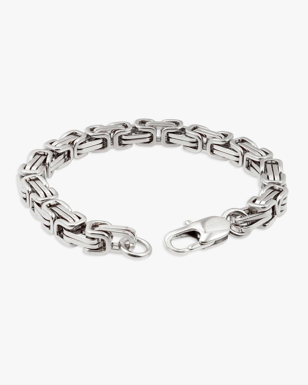6mm byzantine bracelet silver icecartel px white lock
