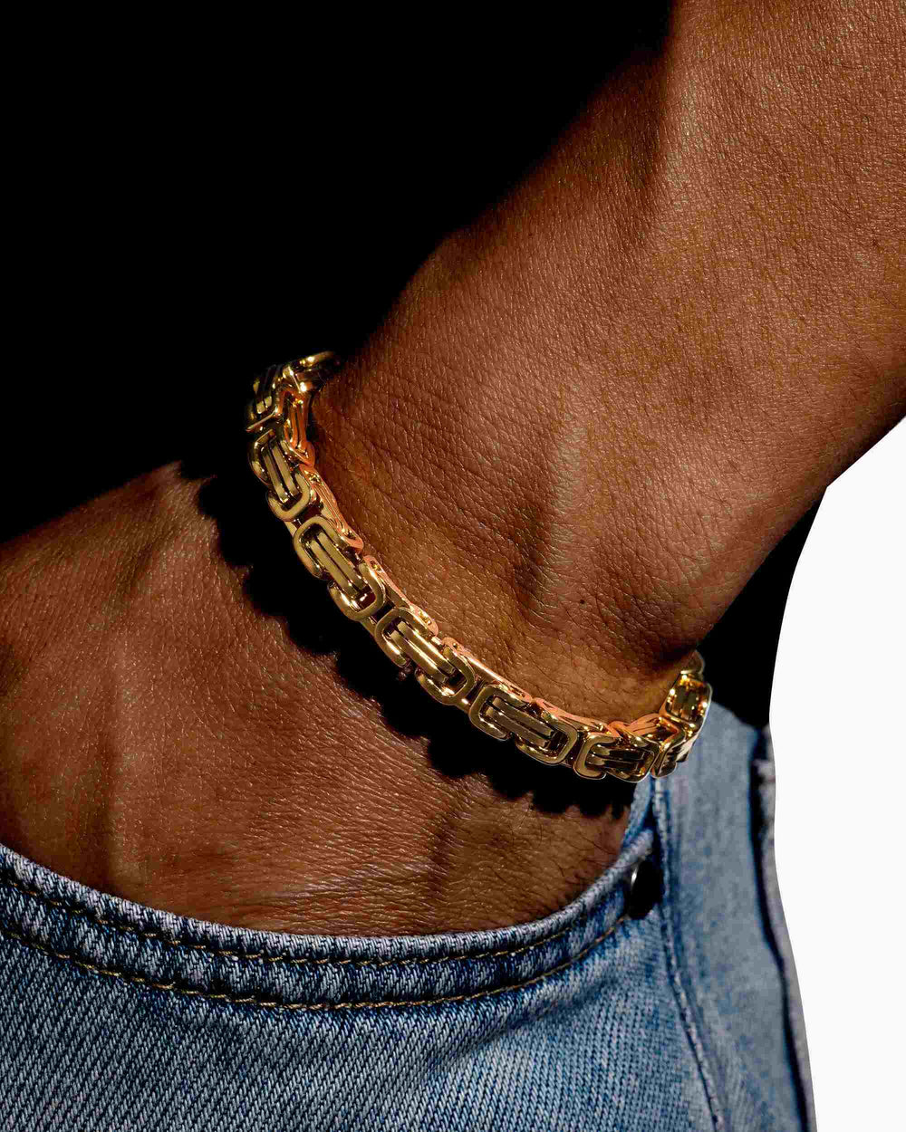 6mm byzantine bracelet silver icecartel px yellow model