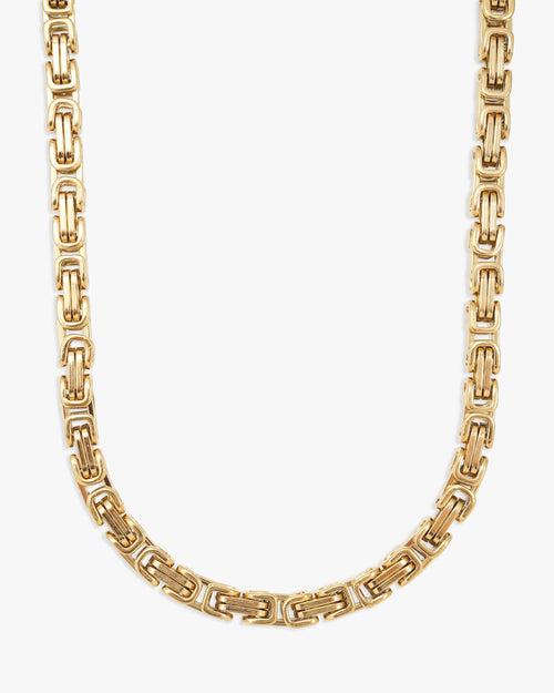 6mm byzantine chain 14k gold icecartel main