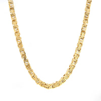 6mm byzantine chain 14k yellow gold icecartel main