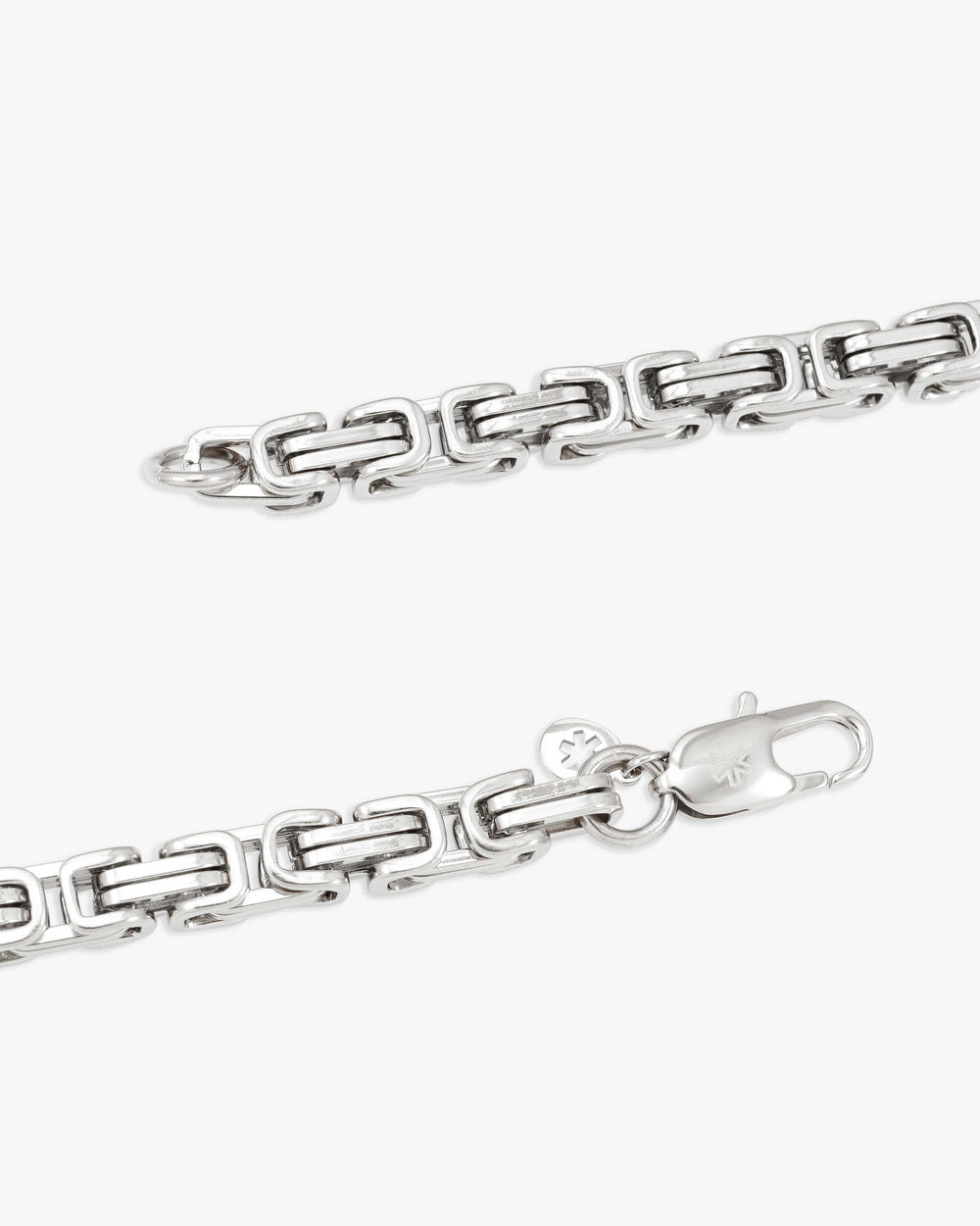 6mm byzantine chain silver icecartel lock