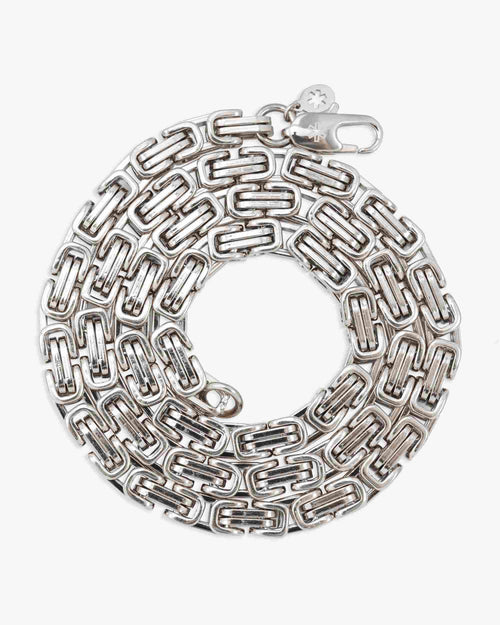 6mm byzantine chain silver icecartel up