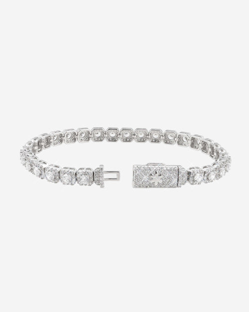 6mm clustered tennis bracelet 14k gold icecartel px main new clasp