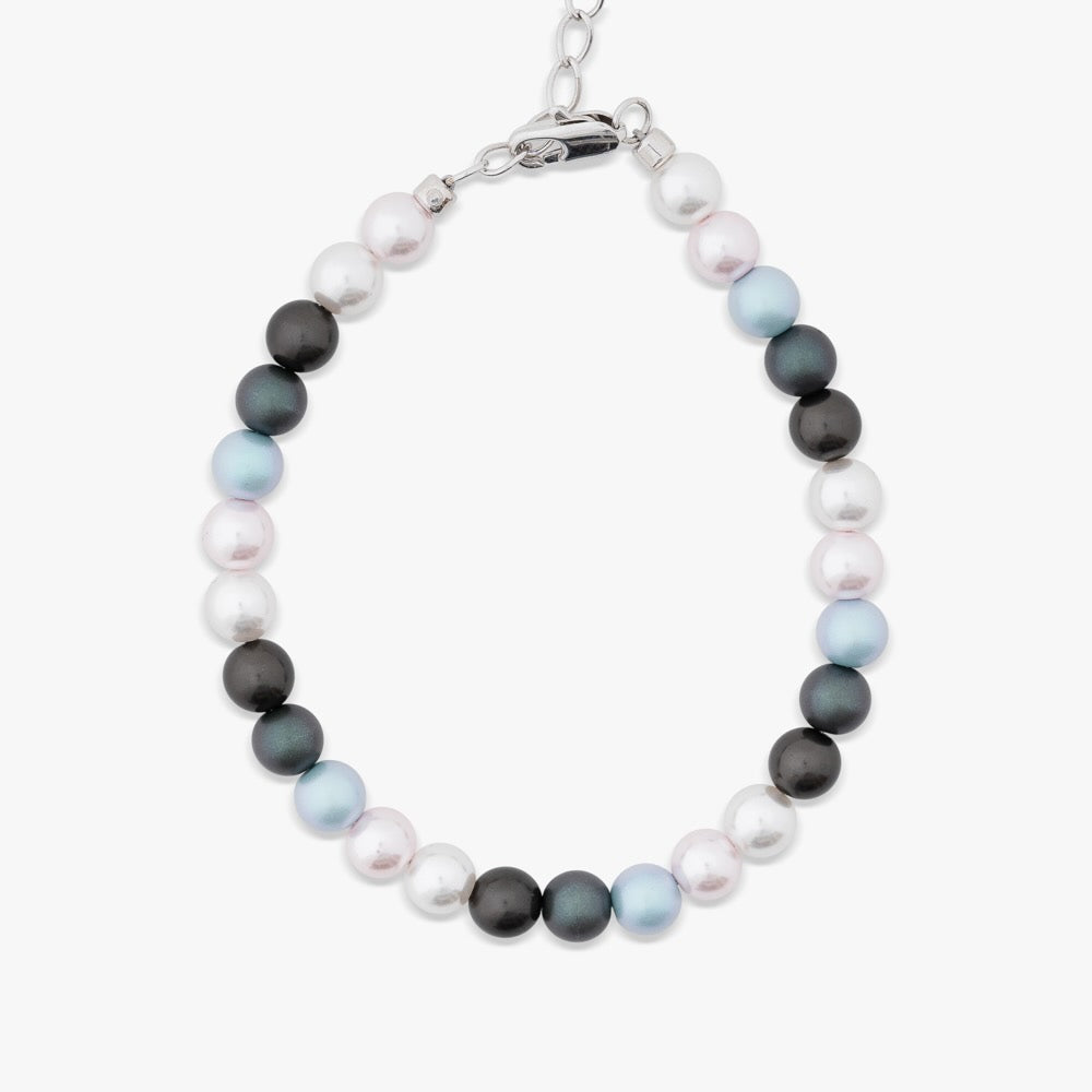 Bracelet de perles colorées de 6 mm