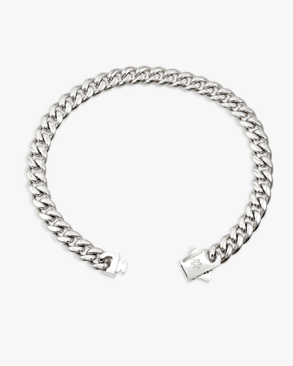 6mm cuban link bracelet 14k white gold icecartel lock new