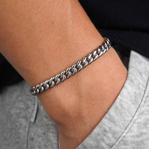 6mm cuban link bracelet 14k white gold icecartel model