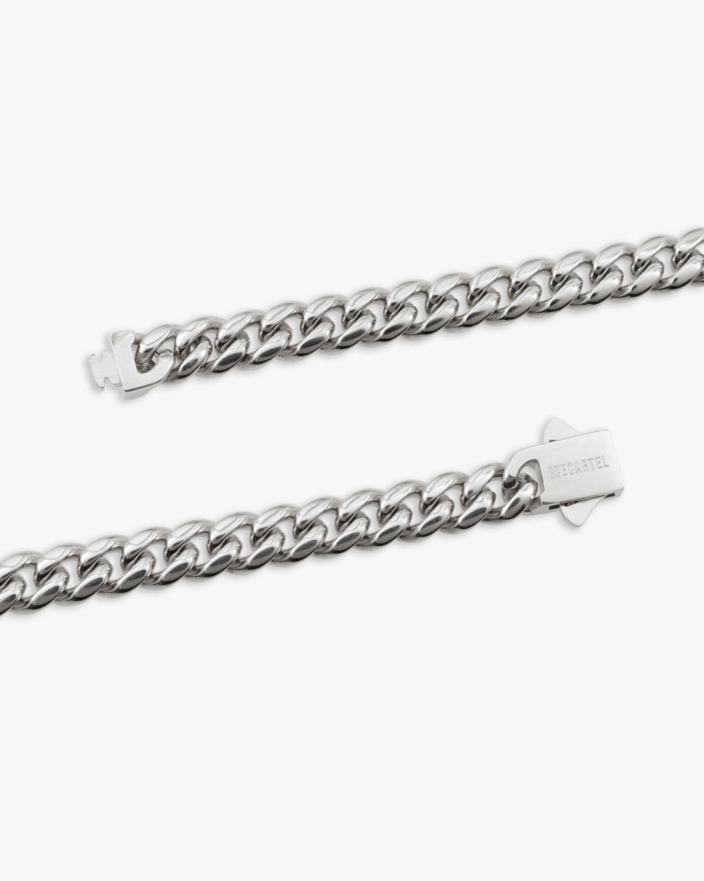 6mm cuban link chain 14k white gold icecartel clasp new