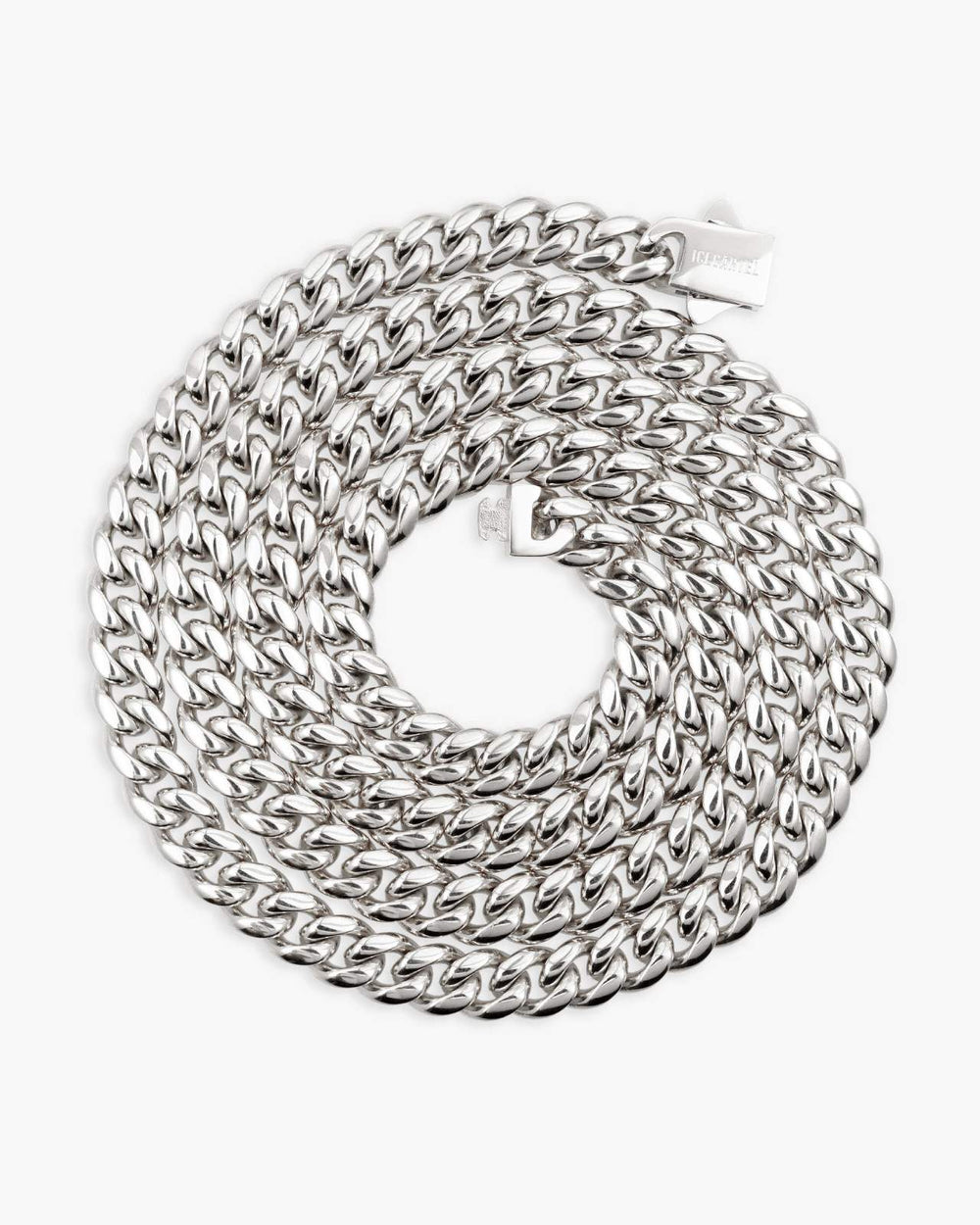 6mm cuban link chain 14k white gold icecartel top new
