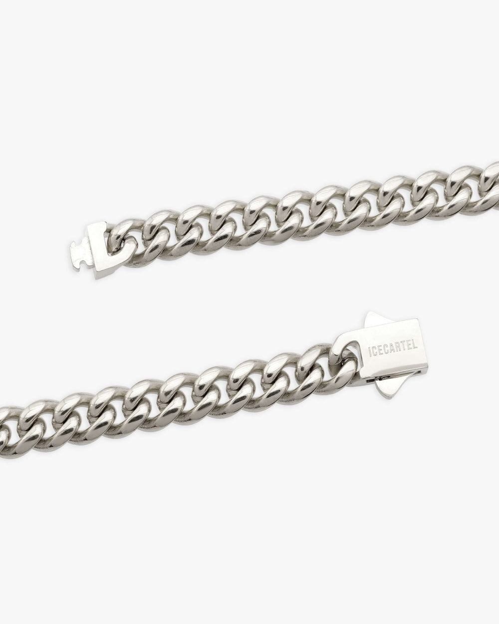 6mm cuban link chain solid silver icecartel clasp