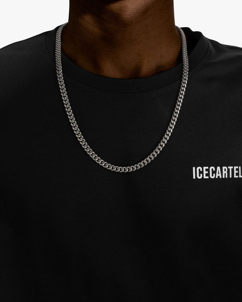 6mm cuban link chain solid silver icecartel model