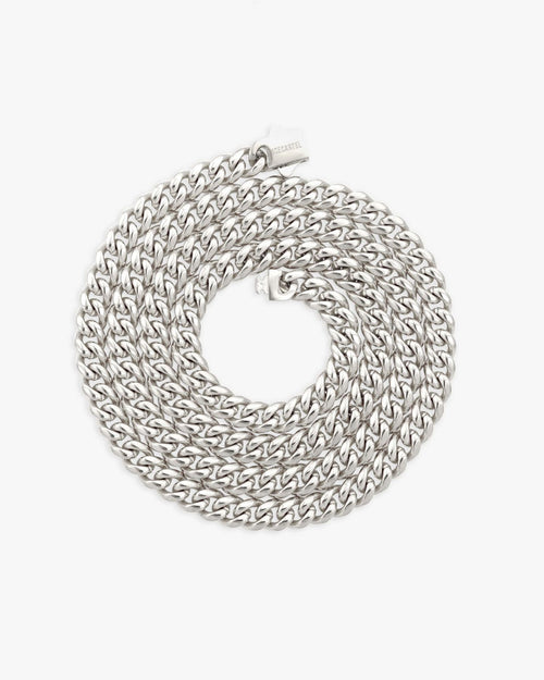 6mm cuban link chain solid silver icecartel top