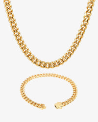 6mm mens gold cuban link chain bracelet bundle 14k gold icecartel px