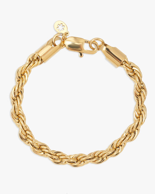 6mm rope bracelet 14k gold icecartel main