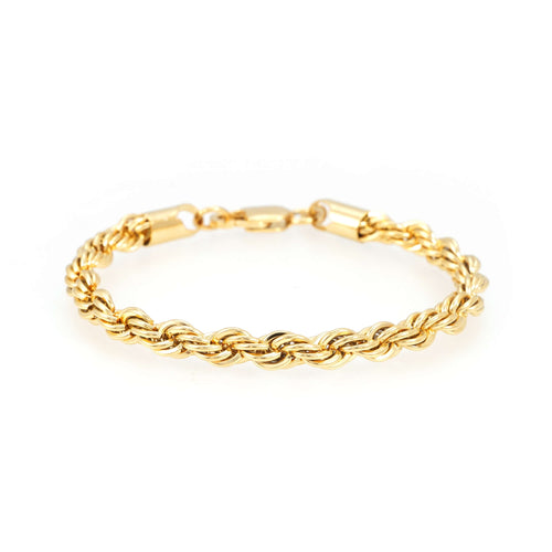 6mm rope bracelet 14k yellow gold icecartel main
