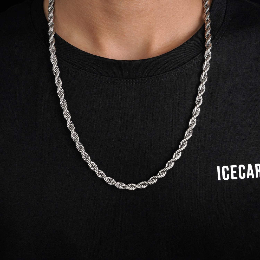 6mm rope chain 925 silver icecartel model