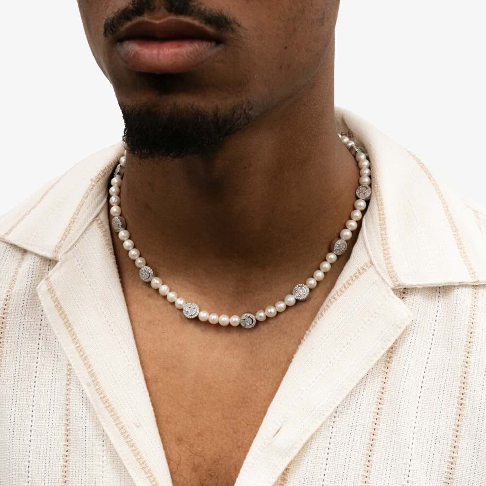 Pearl Iceball Necklace Icecartel - Main Image