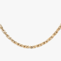 6mm solid gold byzantine gold chain