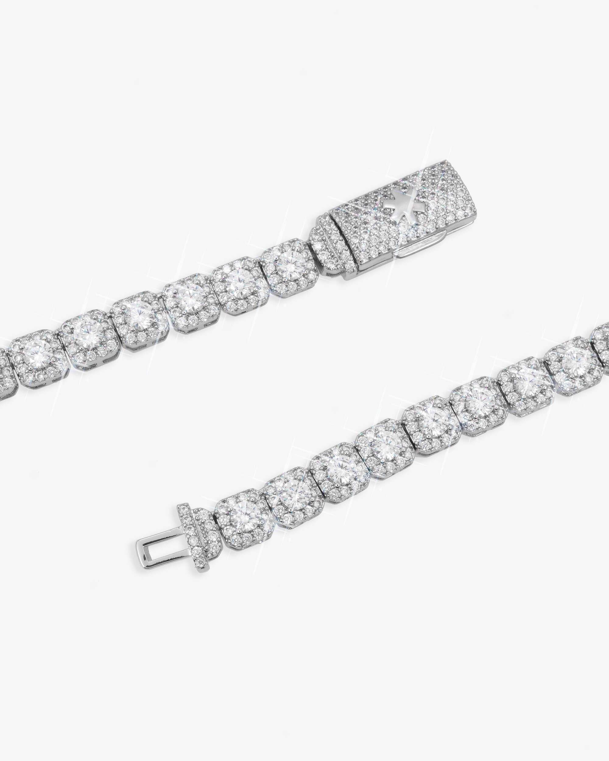 6MM VVS Clustered Tennis Chain 14K Gold - IceCartel™
