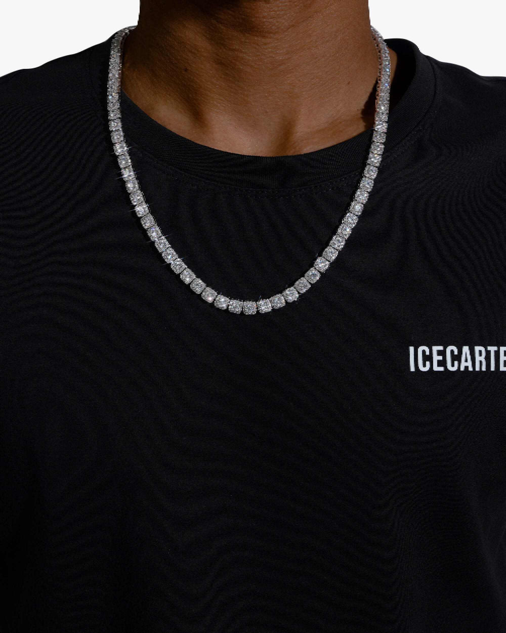 6mm vvs clustered tennis chain 14k gold icecartel icecartel model newe